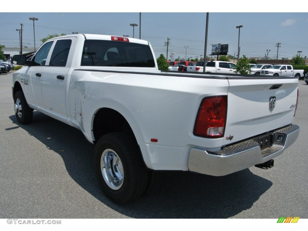 Bright White 2013 Ram 3500 Tradesman Crew Cab 4x4 Dually Exterior Photo #82736232