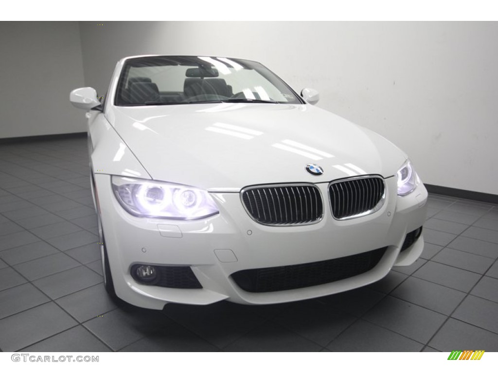 2013 3 Series 335i Convertible - Alpine White / Black photo #5