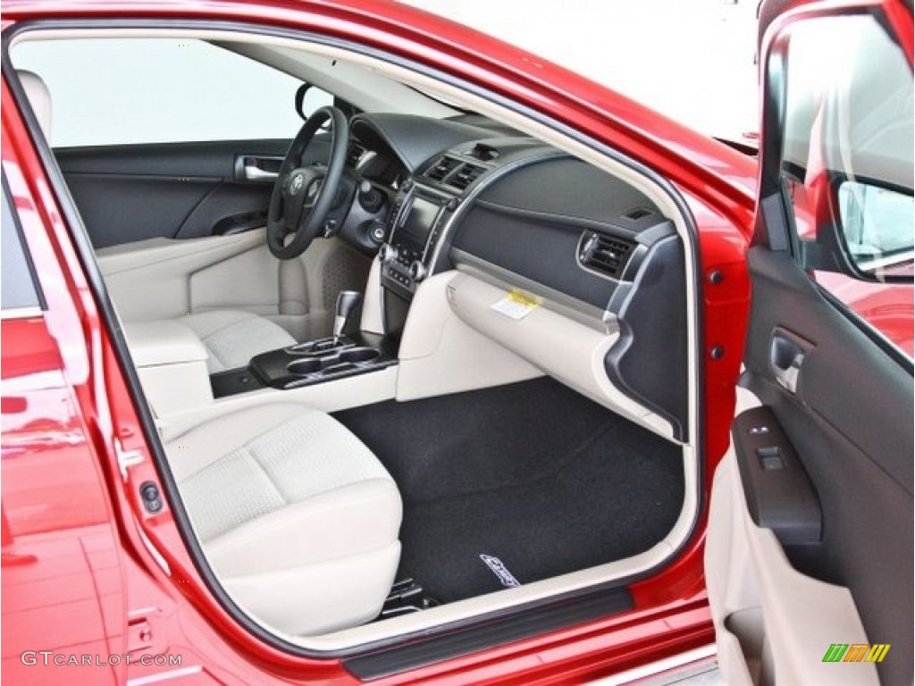 2013 Camry LE - Barcelona Red Metallic / Ash photo #13