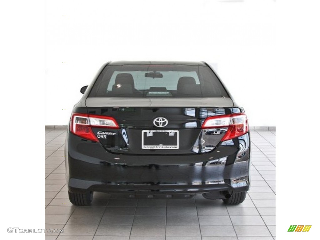 2013 Camry LE - Attitude Black Metallic / Ash photo #4