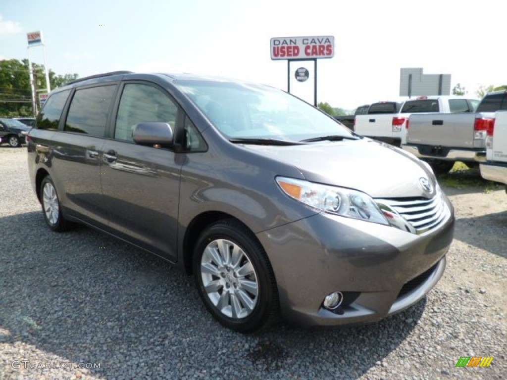 2011 Sienna Limited AWD - Predawn Gray Mica / Light Gray photo #1