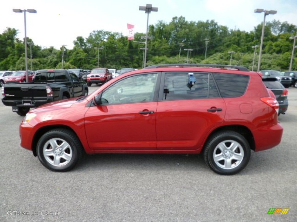 Barcelona Red Metallic 2009 Toyota RAV4 4WD Exterior Photo #82738875