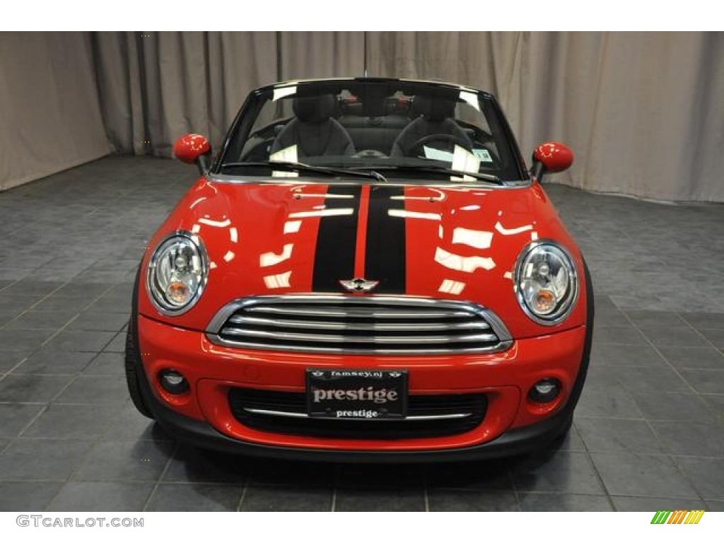 2013 Cooper Roadster - Chili Red / Carbon Black photo #3
