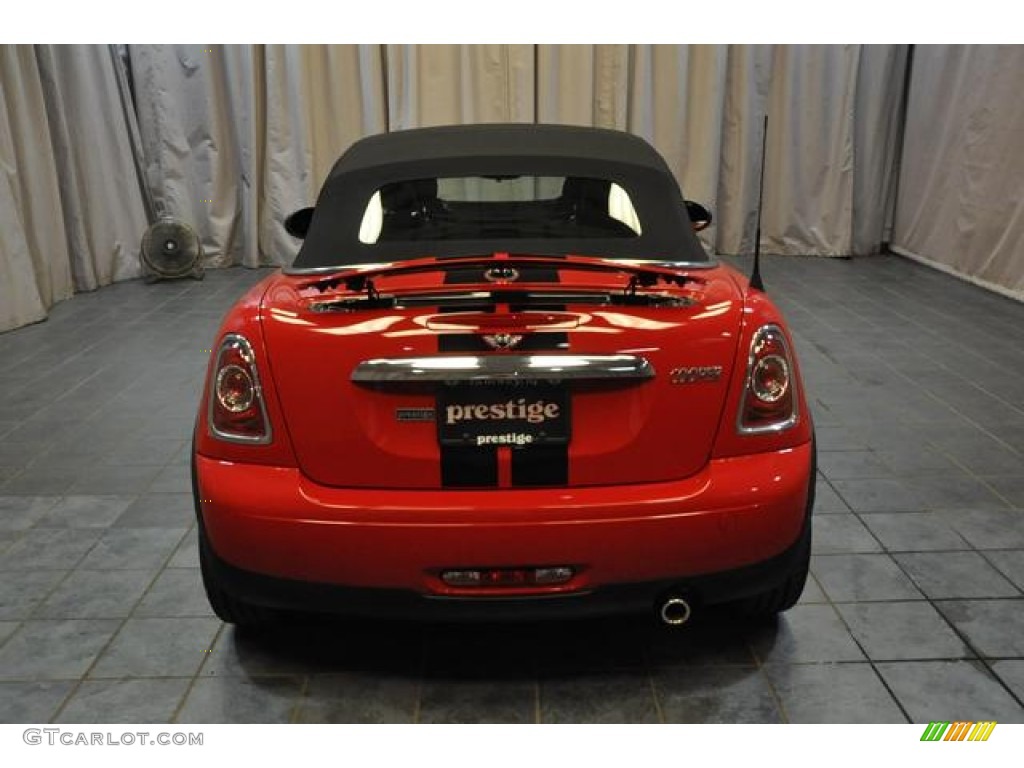 2013 Cooper Roadster - Chili Red / Carbon Black photo #17
