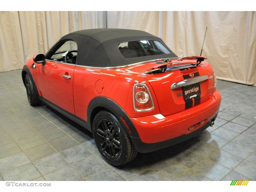 2013 Cooper Roadster - Chili Red / Carbon Black photo #18