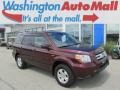 2008 Dark Cherry Pearl Honda Pilot Value Package 4WD  photo #1