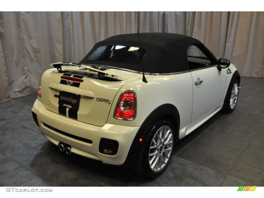 2013 Cooper S Roadster - Pepper White / Championship Lounge Leather/Red Piping photo #12