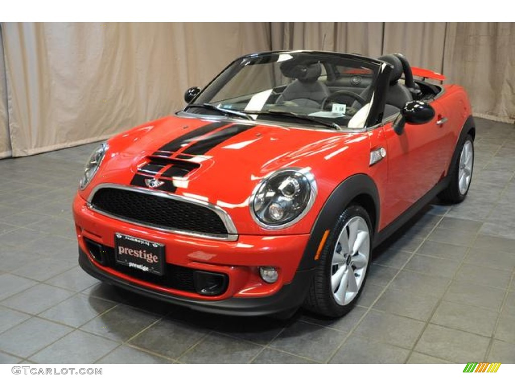 2013 Cooper S Roadster - Chili Red / Carbon Black photo #1