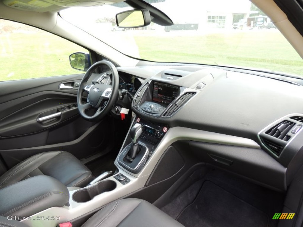 2013 Escape SEL 2.0L EcoBoost - Deep Impact Blue Metallic / Charcoal Black photo #6