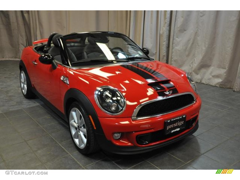 2013 Cooper S Roadster - Chili Red / Carbon Black photo #4