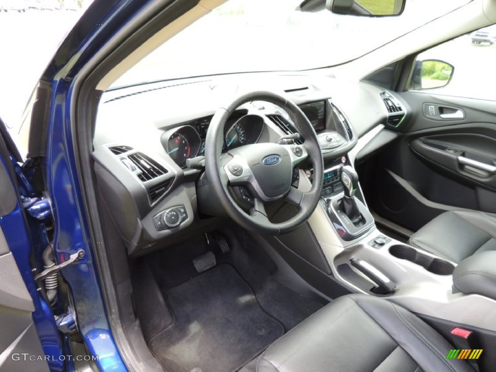 2013 Escape SEL 2.0L EcoBoost - Deep Impact Blue Metallic / Charcoal Black photo #12