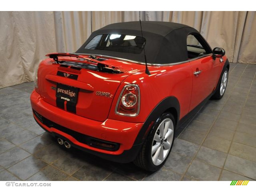 2013 Cooper S Roadster - Chili Red / Carbon Black photo #11