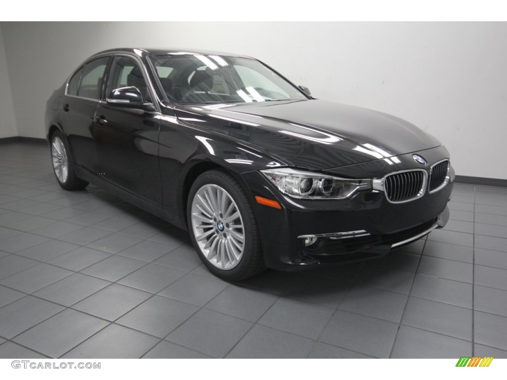 2013 3 Series 328i Sedan - Black Sapphire Metallic / Black photo #1