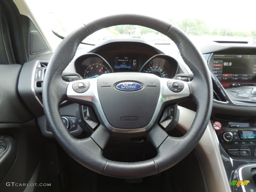 2013 Escape SEL 2.0L EcoBoost - Deep Impact Blue Metallic / Charcoal Black photo #14