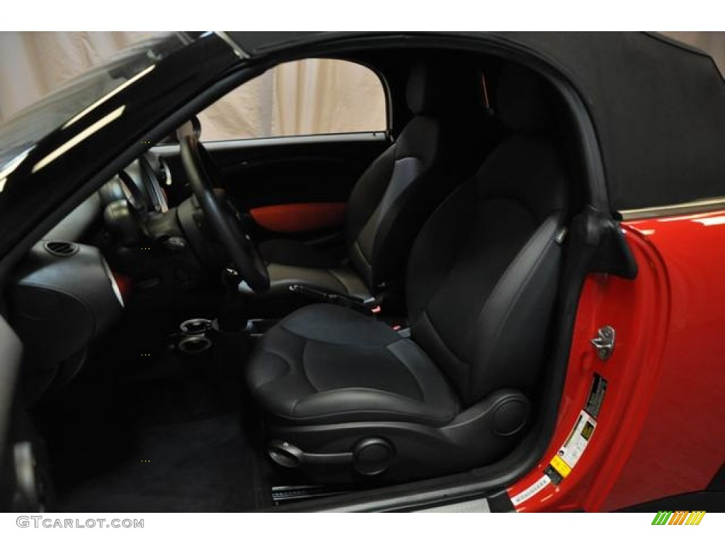 2013 Cooper S Roadster - Chili Red / Carbon Black photo #21