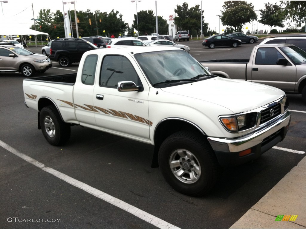 White 1995 Toyota Tacoma V6 Extended Cab 4x4 Exterior Photo #82741865