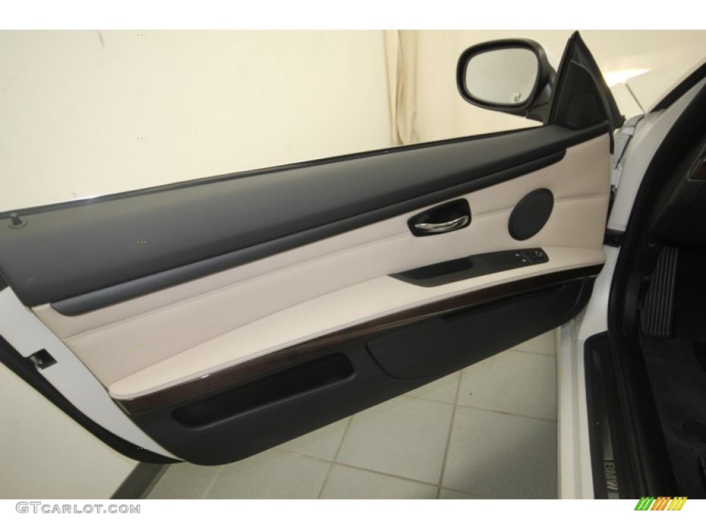 2013 3 Series 328i Coupe - Mineral White Metallic / Oyster photo #15