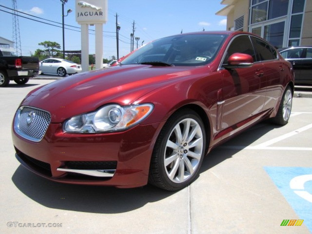 2010 XF Sport Sedan - Claret Red Metallic / Barley photo #10