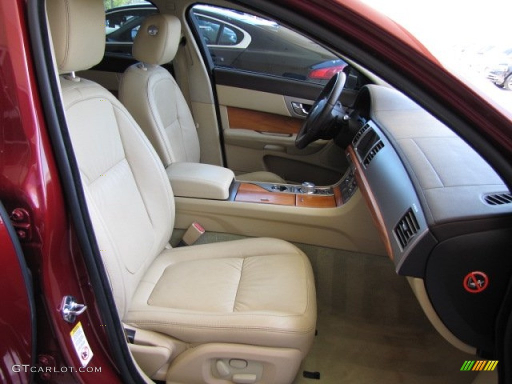 2010 XF Sport Sedan - Claret Red Metallic / Barley photo #17