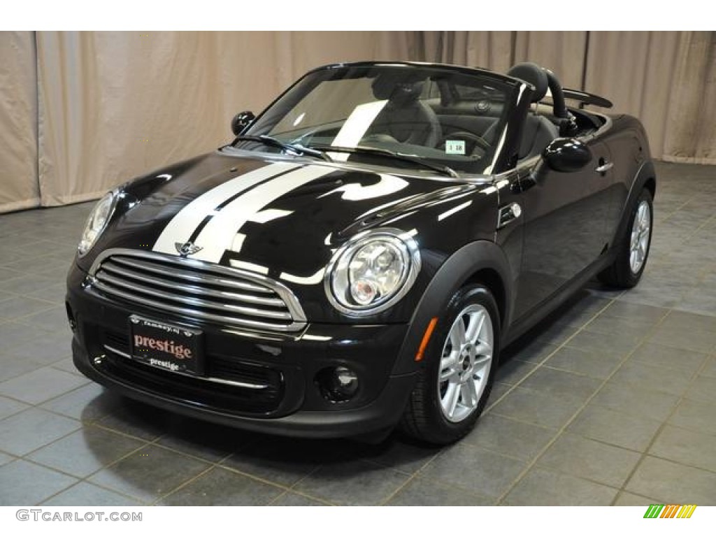 2013 Cooper Roadster - Midnight Black Metallic / Carbon Black photo #1