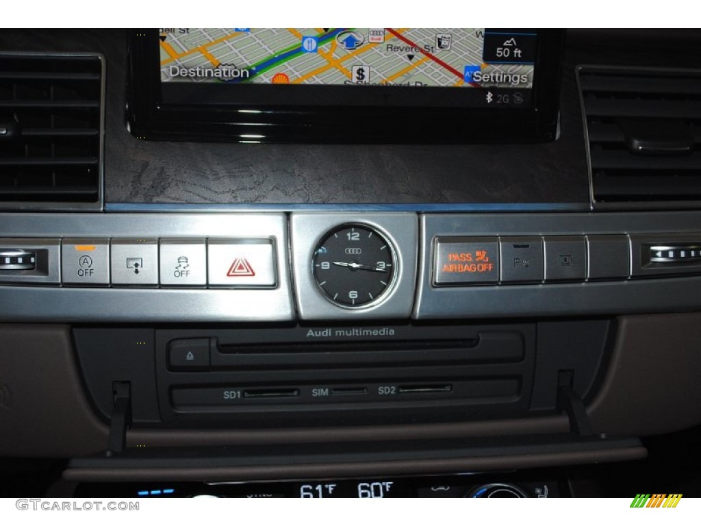 2014 A8 L TDI quattro - Night Blue Pearl Effect / Balao Brown Audi Design Selection photo #25