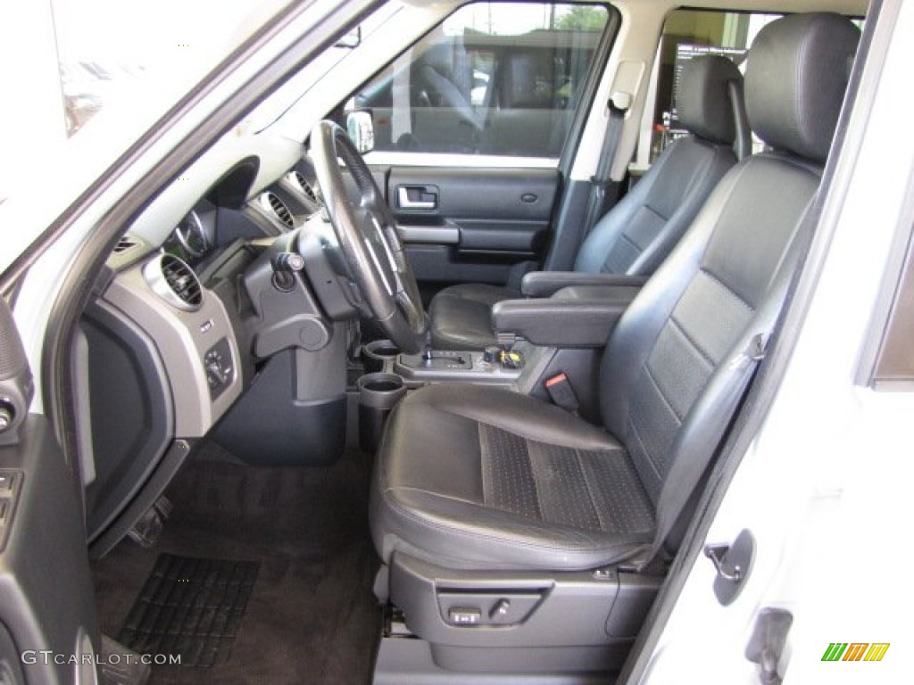Ebony Black Interior 2007 Land Rover LR3 V8 SE Photo #82743580