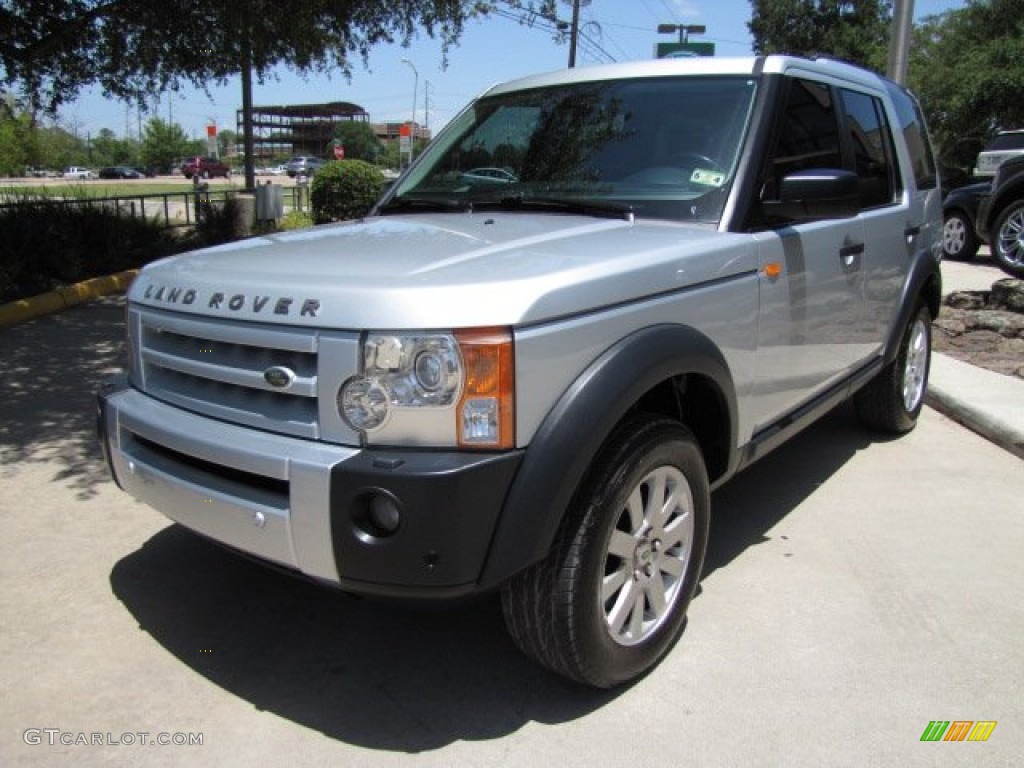 2007 LR3 V8 SE - Zermatt Silver Metallic / Ebony Black photo #10