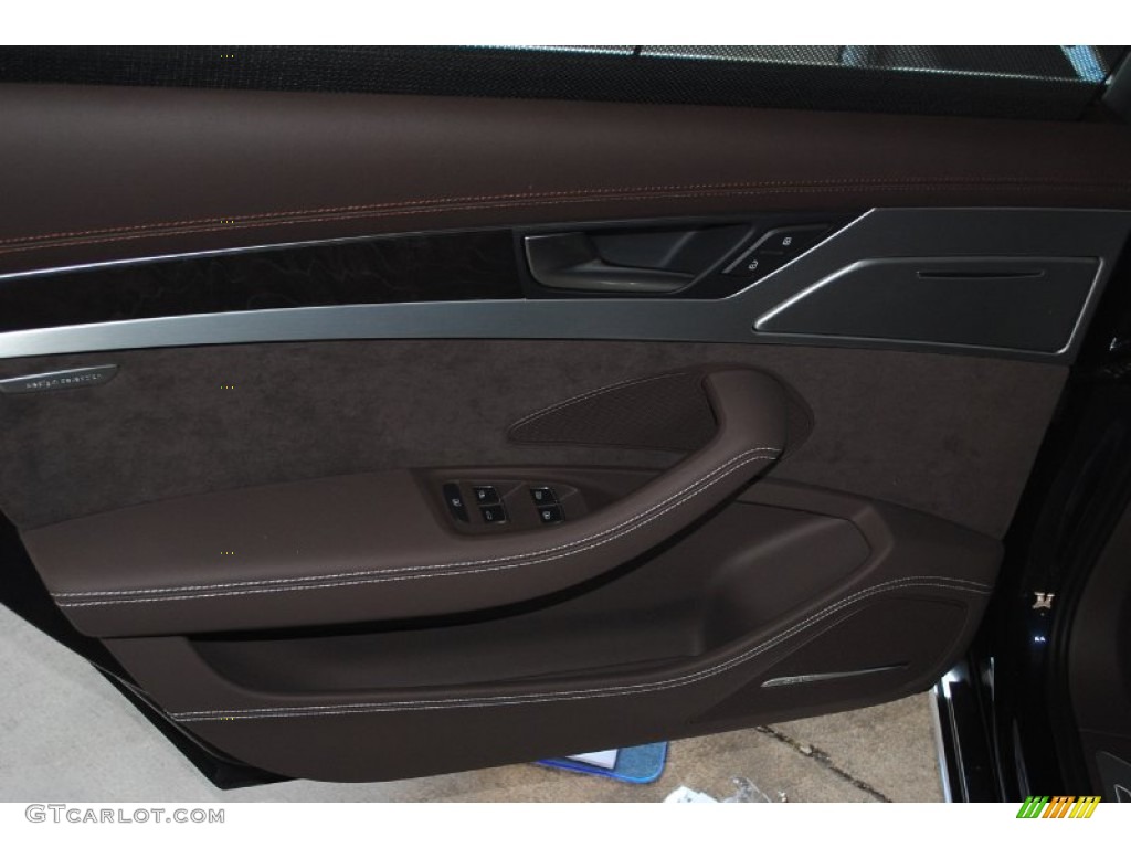 2014 A8 L TDI quattro - Night Blue Pearl Effect / Balao Brown Audi Design Selection photo #39