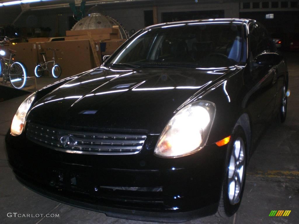 2004 G 35 x Sedan - Black Obsidian / Graphite photo #46
