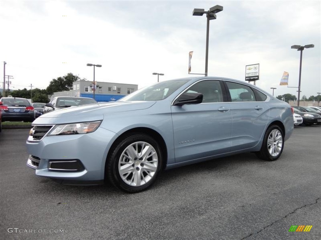 2014 Impala LS - Silver Topaz Metallic / Jet Black/Dark Titanium photo #3