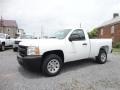 Summit White - Silverado 1500 Work Truck Regular Cab Photo No. 3