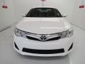 2013 Super White Toyota Camry LE  photo #2