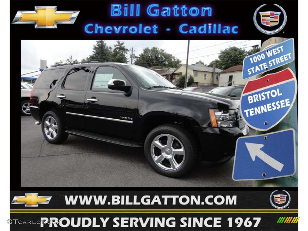 2013 Tahoe LTZ 4x4 - Black / Ebony photo #1