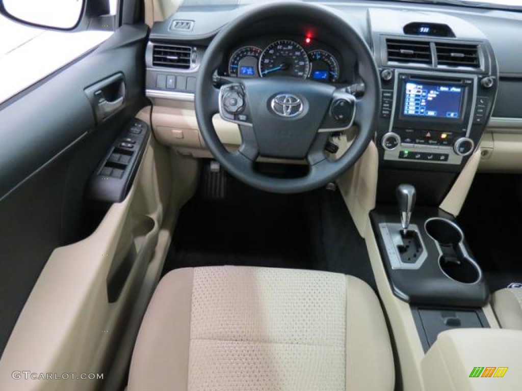 2013 Camry LE - Super White / Ivory photo #5