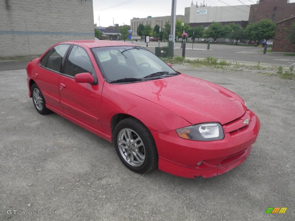 2004 Cavalier LS Sport Sedan - Victory Red / Graphite photo #1