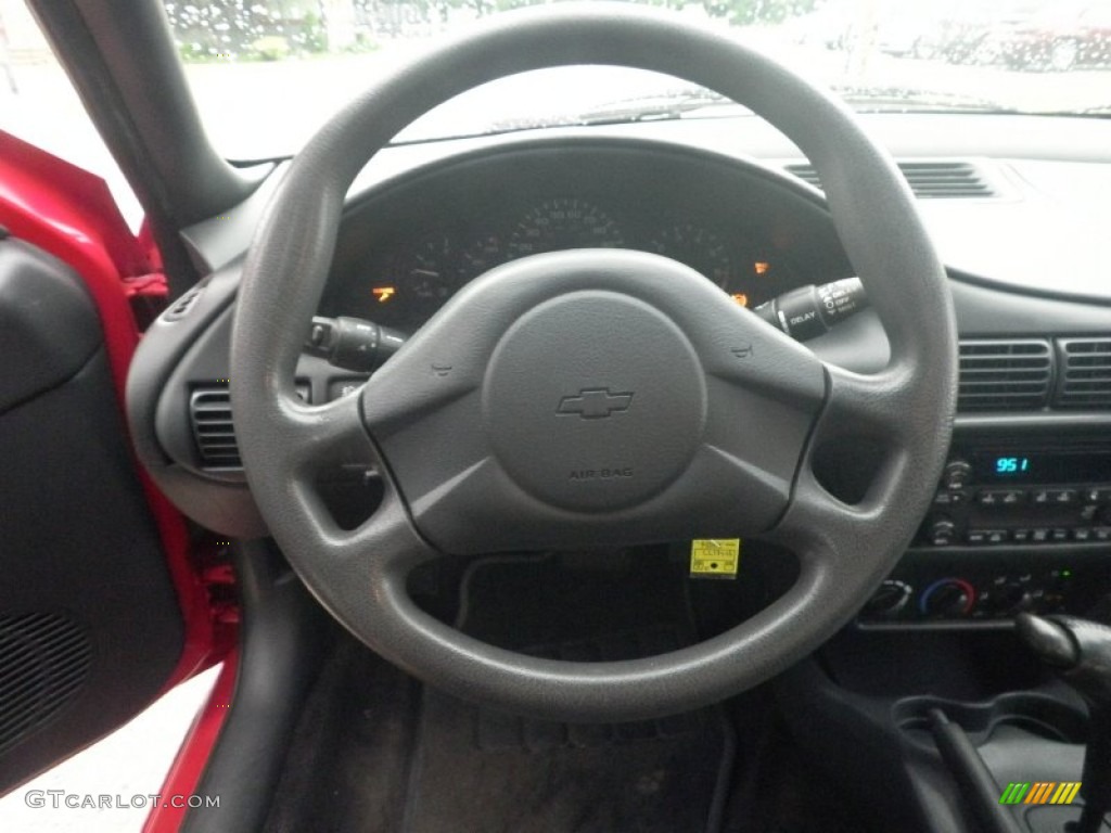 2004 Chevrolet Cavalier LS Sport Sedan Graphite Steering Wheel Photo #82746631