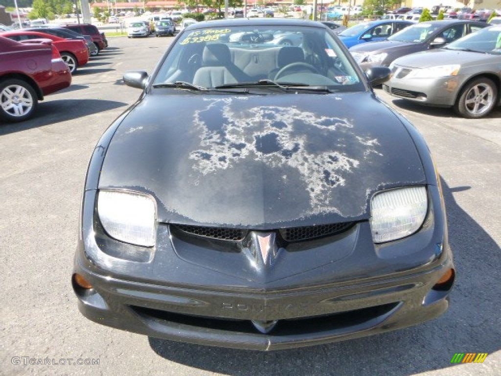 2001 Sunfire SE Coupe - Black / Graphite photo #6