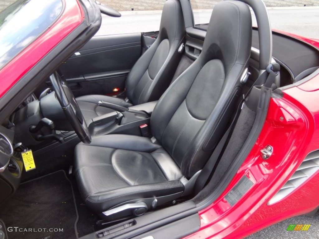 Black Interior 2005 Porsche Boxster S Photo #82747546