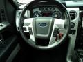 Platinum Sienna Brown/Black Leather 2012 Ford F150 Platinum SuperCrew Steering Wheel