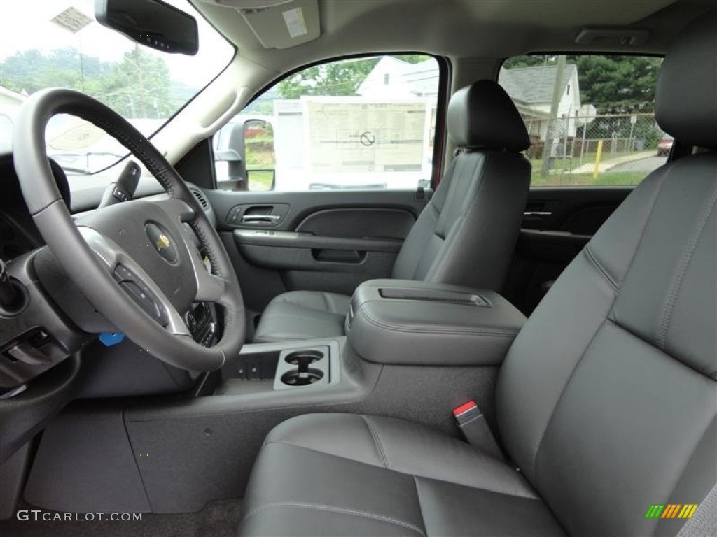 2013 Chevrolet Silverado 2500HD LTZ Crew Cab 4x4 Front Seat Photo #82748314