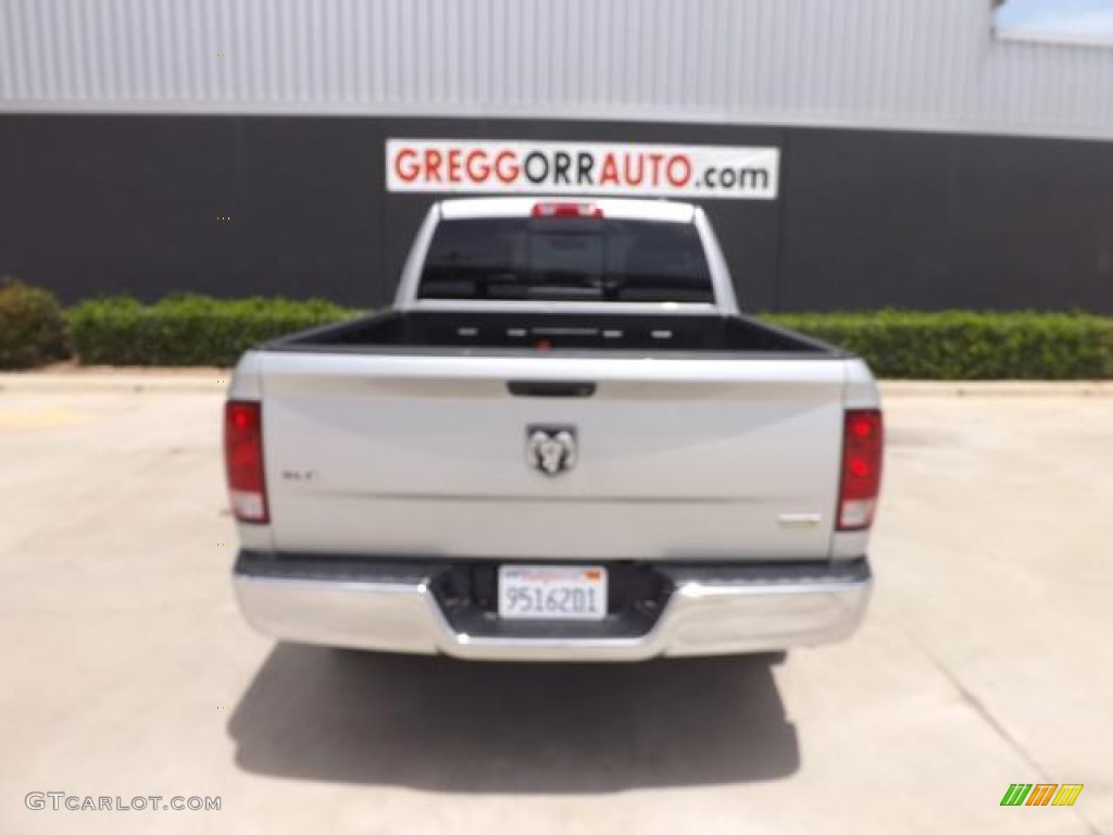 2012 Ram 1500 SLT Quad Cab - Bright Silver Metallic / Dark Slate Gray/Medium Graystone photo #8