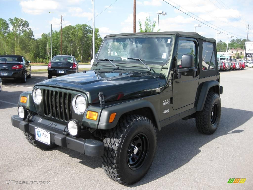 Moss Green Pearlcoat Jeep Wrangler