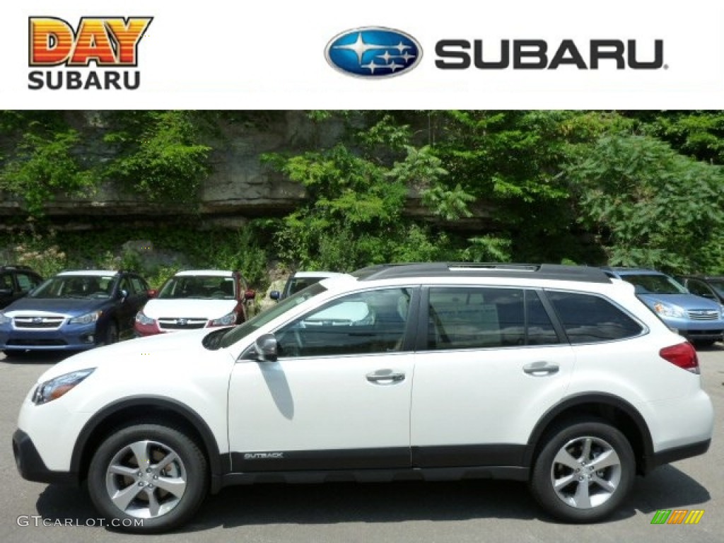 Satin White Pearl Subaru Outback