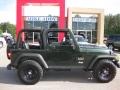 2005 Moss Green Pearlcoat Jeep Wrangler Willys Edition 4x4  photo #3