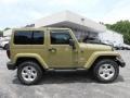 2013 Commando Green Jeep Wrangler Sahara 4x4  photo #8