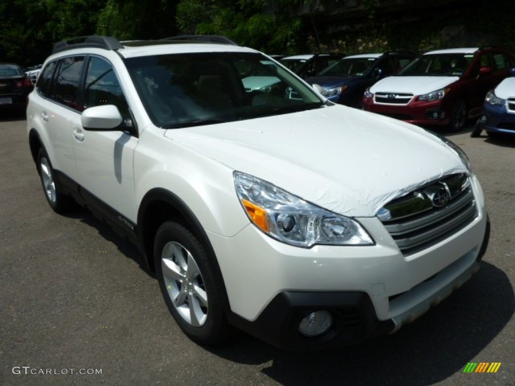 Satin White Pearl 2014 Subaru Outback 3.6R Limited Exterior Photo #82749958