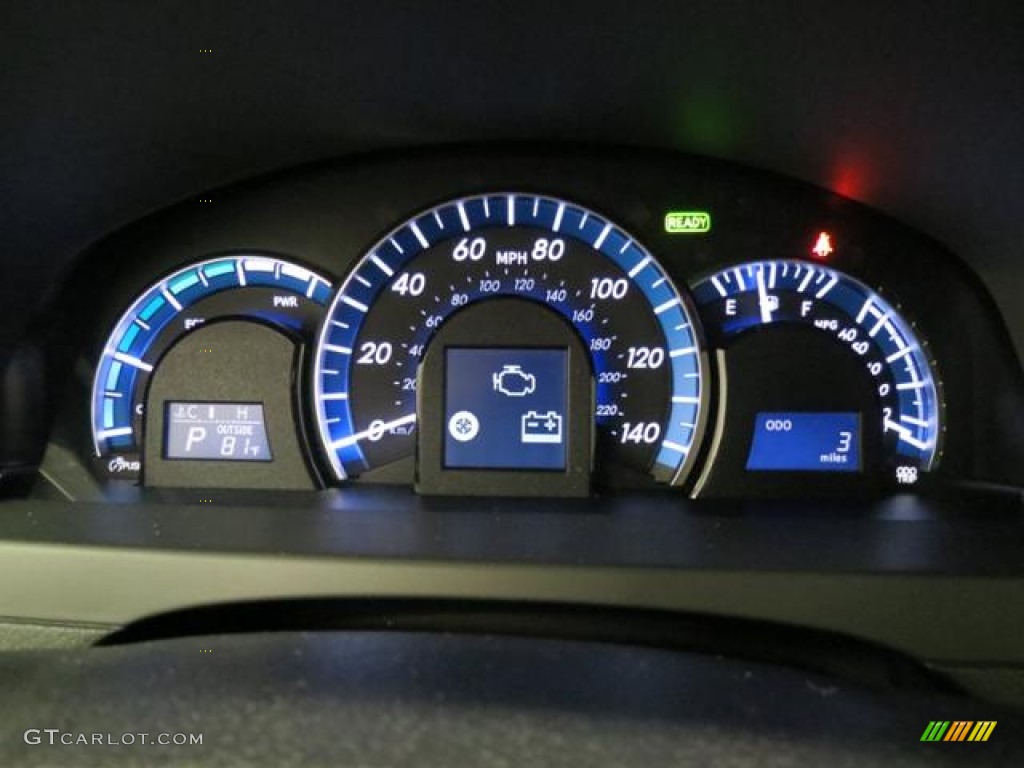 2013 Camry Hybrid LE - Magnetic Gray Metallic / Light Gray photo #11