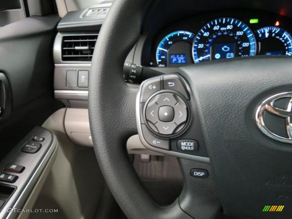2013 Camry Hybrid LE - Magnetic Gray Metallic / Light Gray photo #14