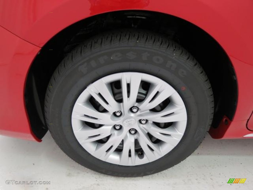 2013 Camry Hybrid LE - Barcelona Red Metallic / Ivory photo #4