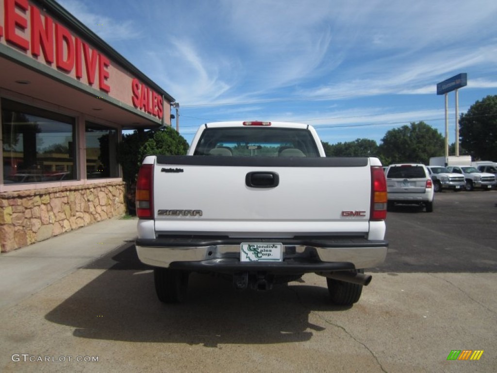 2003 Sierra 2500HD SLE Extended Cab 4x4 - Summit White / Neutral photo #11